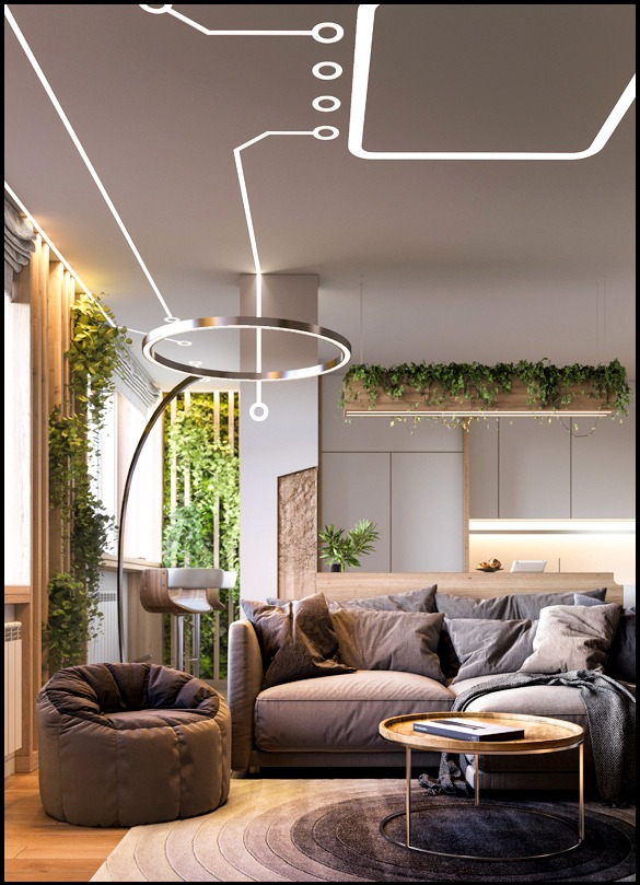 Lovely Green <br/> дизайн інтер'єру квартири в сучасному стилі