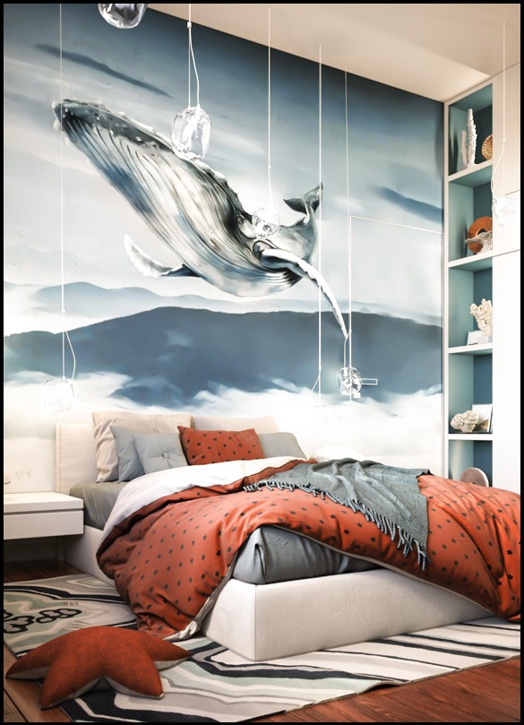 In The Heart of the Sea <br/> modern interior design of a children's room