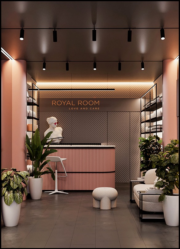 Royal Room <br/> Дизайн інтер'єру магазину косметики