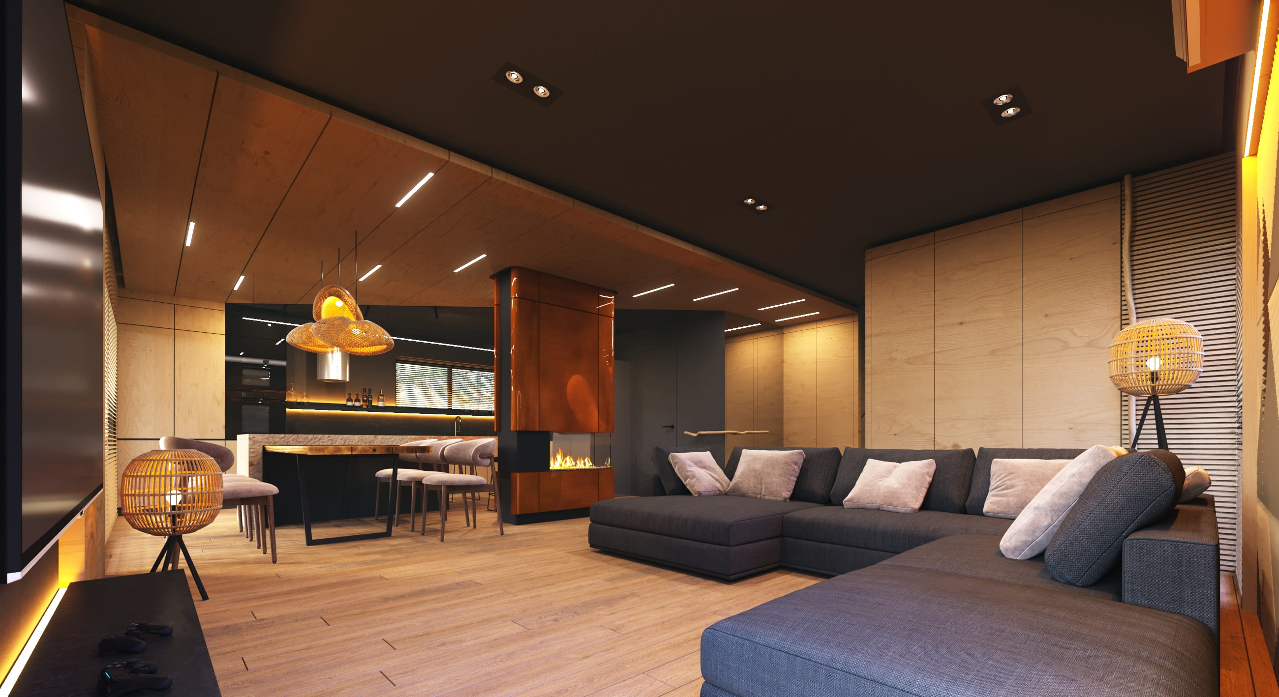Interior design of a private house | Intuition Design