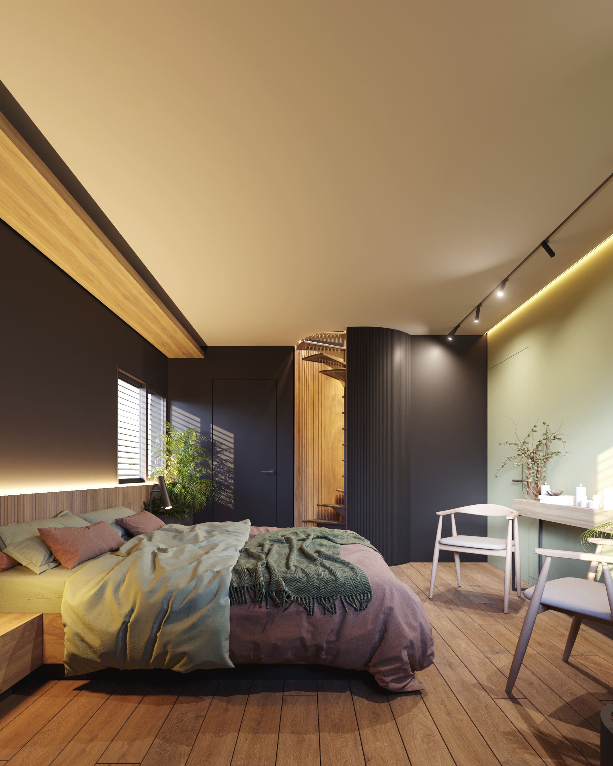 Дизайн інтер'єру спальні | Intuition Design