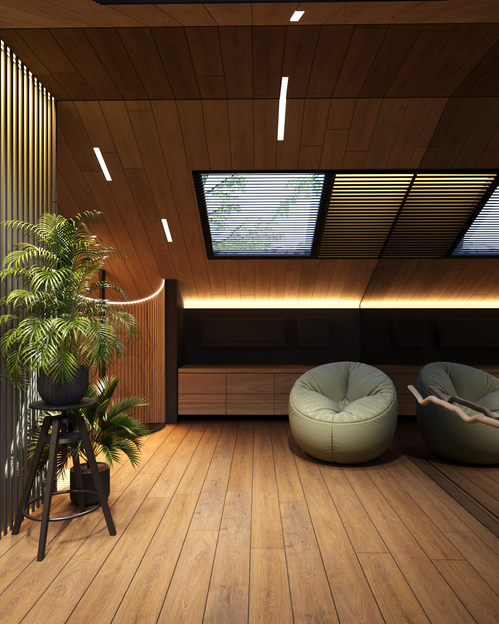 Дизайн интерьера частного дома | Дизайн мансарды | Intuition Design