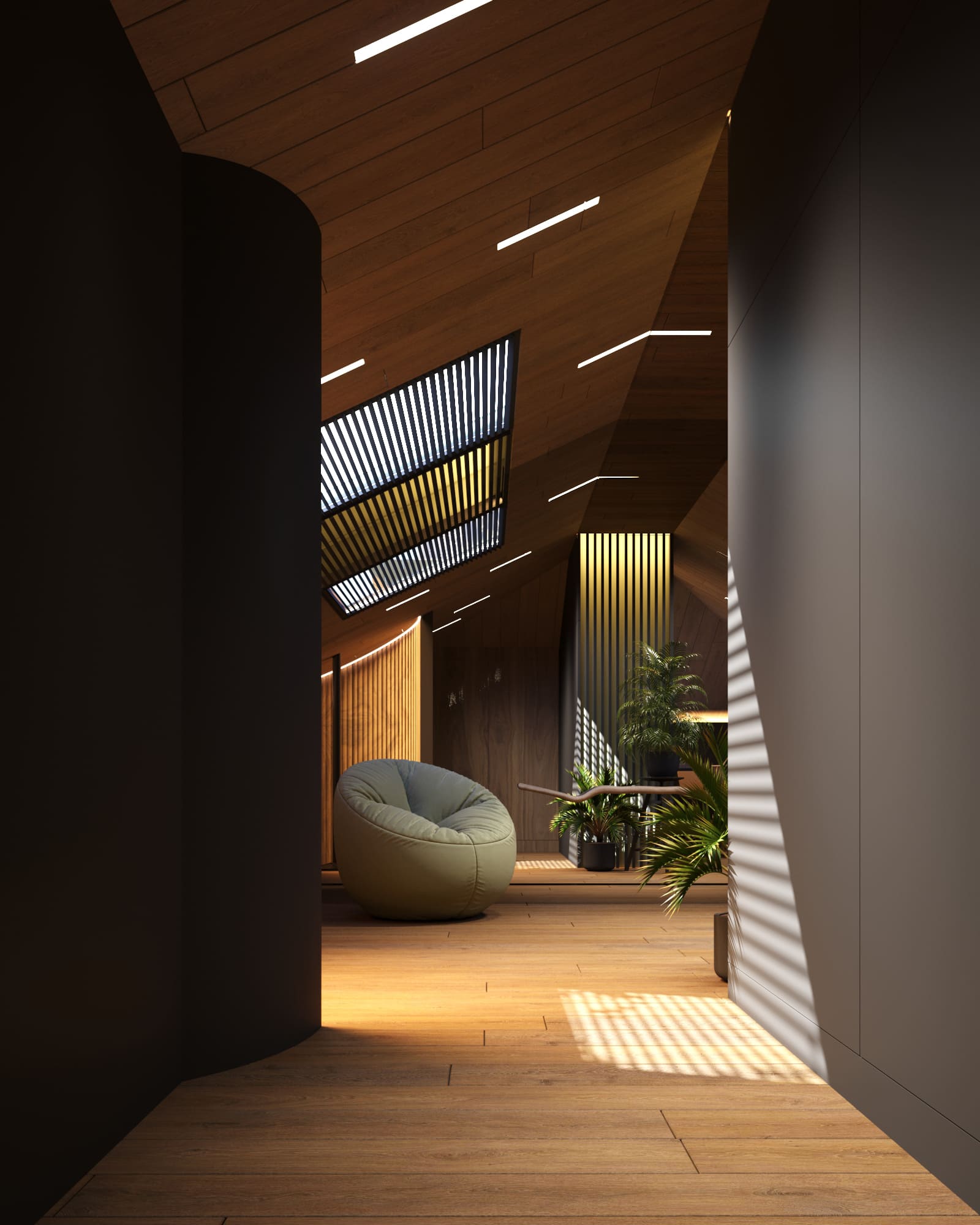 Дизайн интерьера частного дома | Дизайн мансарды | Intuition Design