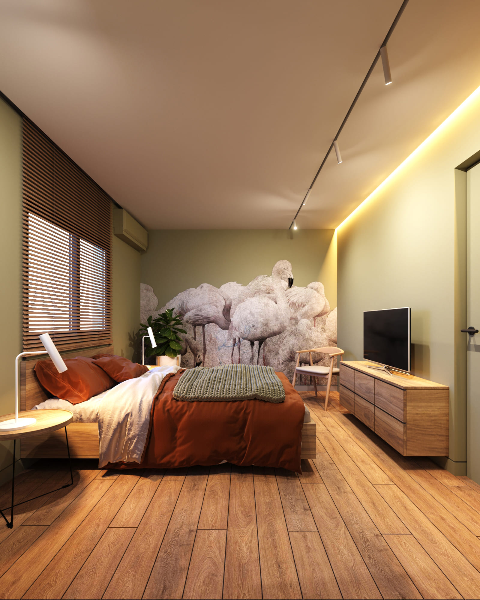 Bedroom interior design  | Intuition Design