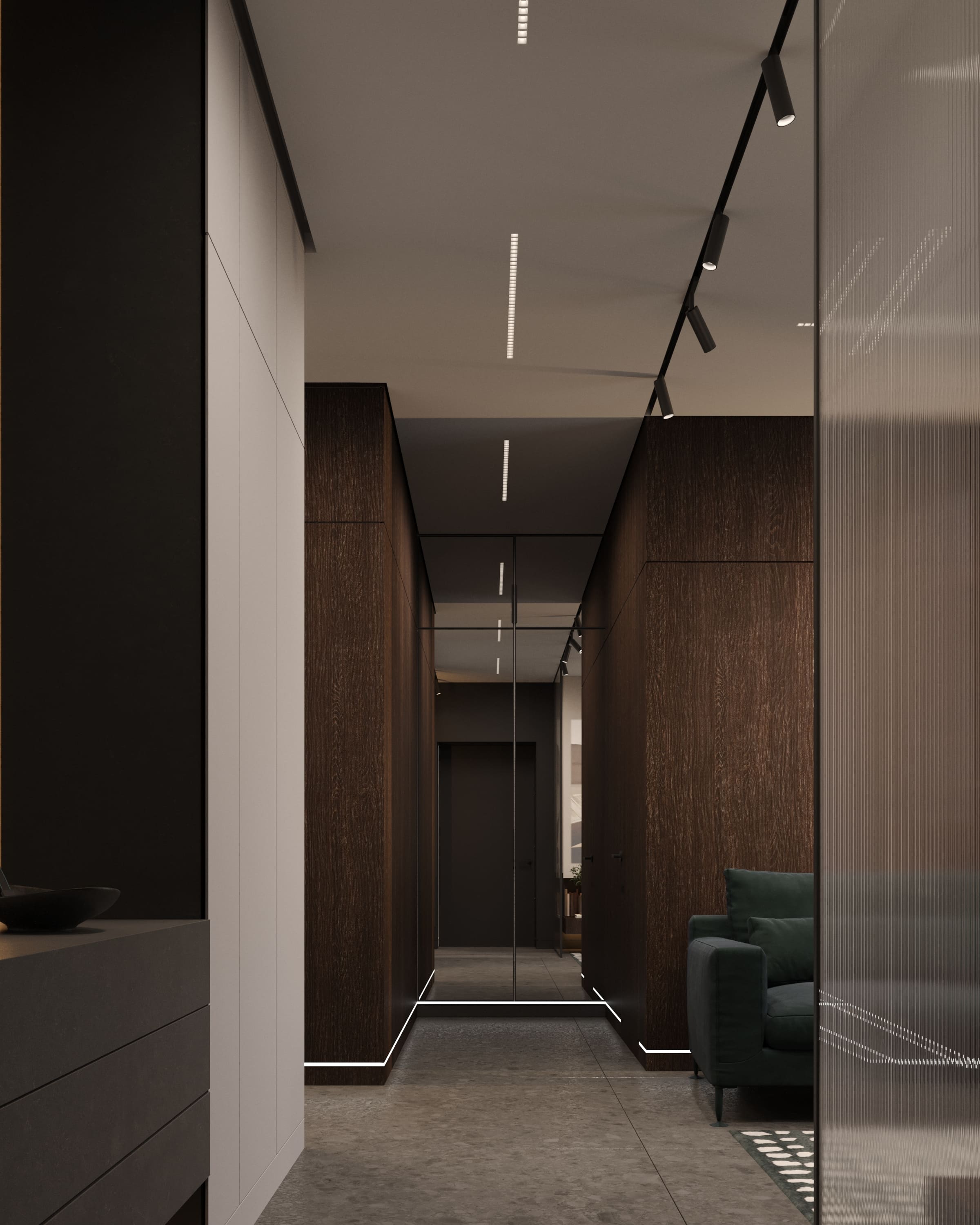 Дизайн интерьера квартиры в современном стиле | Intuition Design